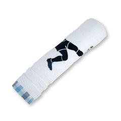 Footballer Boy Bath Towel