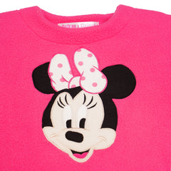 Minnie Dark Pink Fleece Night Suit