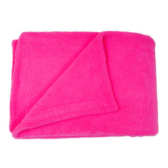 Plain Dark Pink Sherpa Blanket