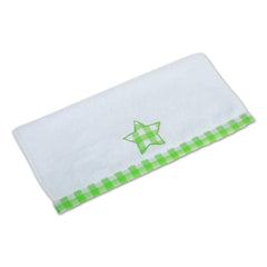 Green Star Face Towel