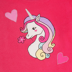 Rainbow Unicorn Fleece Night Suit
