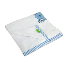 Elephant Blue Bath Towel