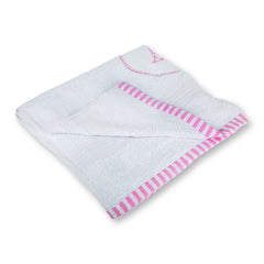 Alphabet Pink Bath Towel