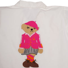 RL Bear Pink Cotton Night Suit