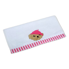 RL Bear Pink Face Towel