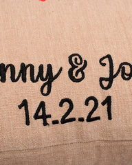 Happy Valentines Personalized Cushion