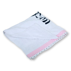 Zebra Pink Bath Towel