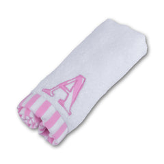 Alphabet Pink Face Towel