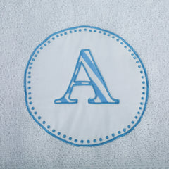 Alphabet Blue Hand Towel
