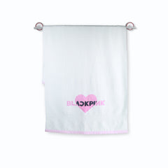 Black Pink Bath Towel