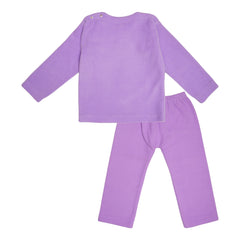Holly Lilac Fleece Night Suit
