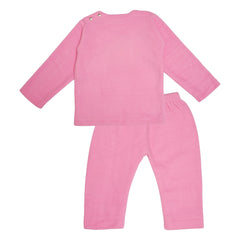 Princess Light Pink Fleece Night Suit