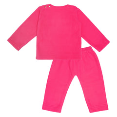Holly Pink Fleece Night Suit