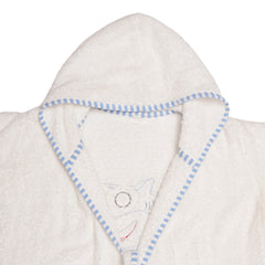 Baby Blue Shark Bath Robe