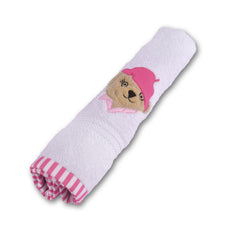 RL Bear PInk Hand Towel
