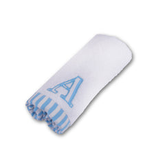 Alphabet Blue Face Towel