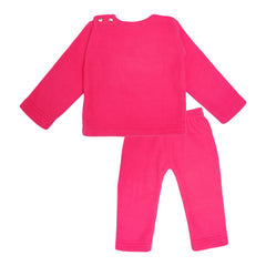 Pony Dark Pink Fleece Night Suit