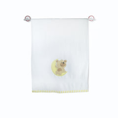 Teddy on Moon Bath Towel