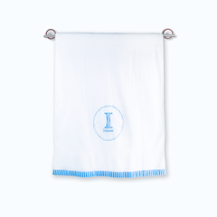 Alphabet Blue Bath Towel
