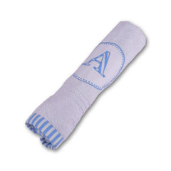 Alphabet Blue Hand Towel