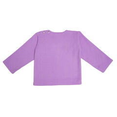 Llama Lilac Fleece Night Suit