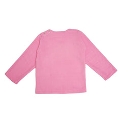 Princess Light Pink Fleece Night Suit