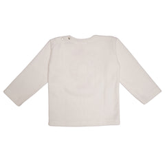 Donut White Fleece Night Suit