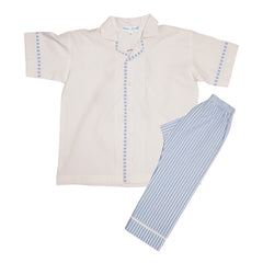 Blue Elephant Cotton Night Suit