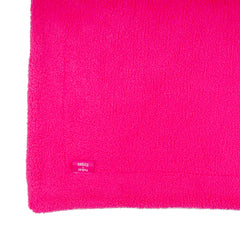 Plain Dark Pink Sherpa Blanket