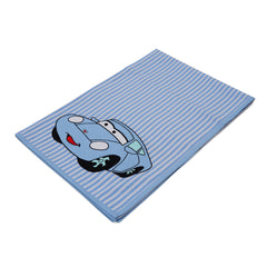 Blue Car Cotton Wrap Sheet