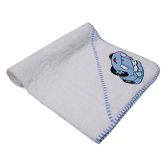 Blue Car Infant Hooded Towel