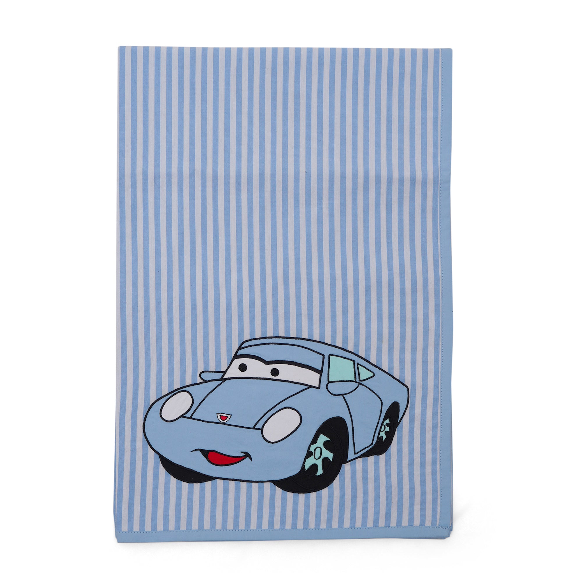 Blue Car Cotton Wrap Sheet