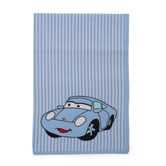 Blue Car Cotton Wrap Sheet