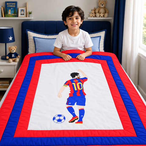 Messi White Quilt