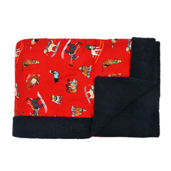 Red Sherpa Blanket