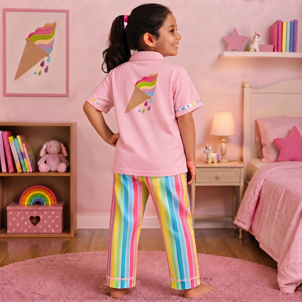 Ice Cream Cotton Night Suit
