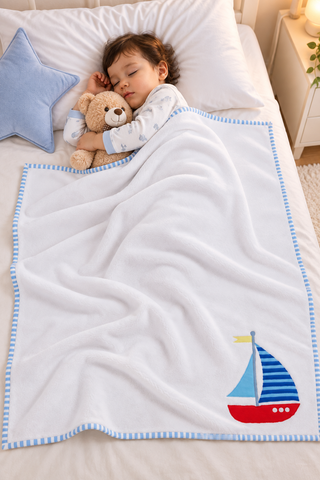 Boat Fleece Blanket