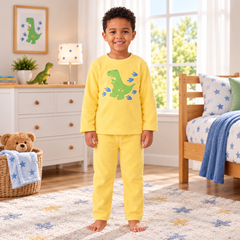 Dinosaur Lemon Fleece Night Suit