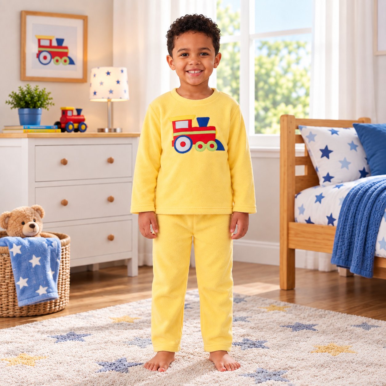 Train Fleece Night Suit