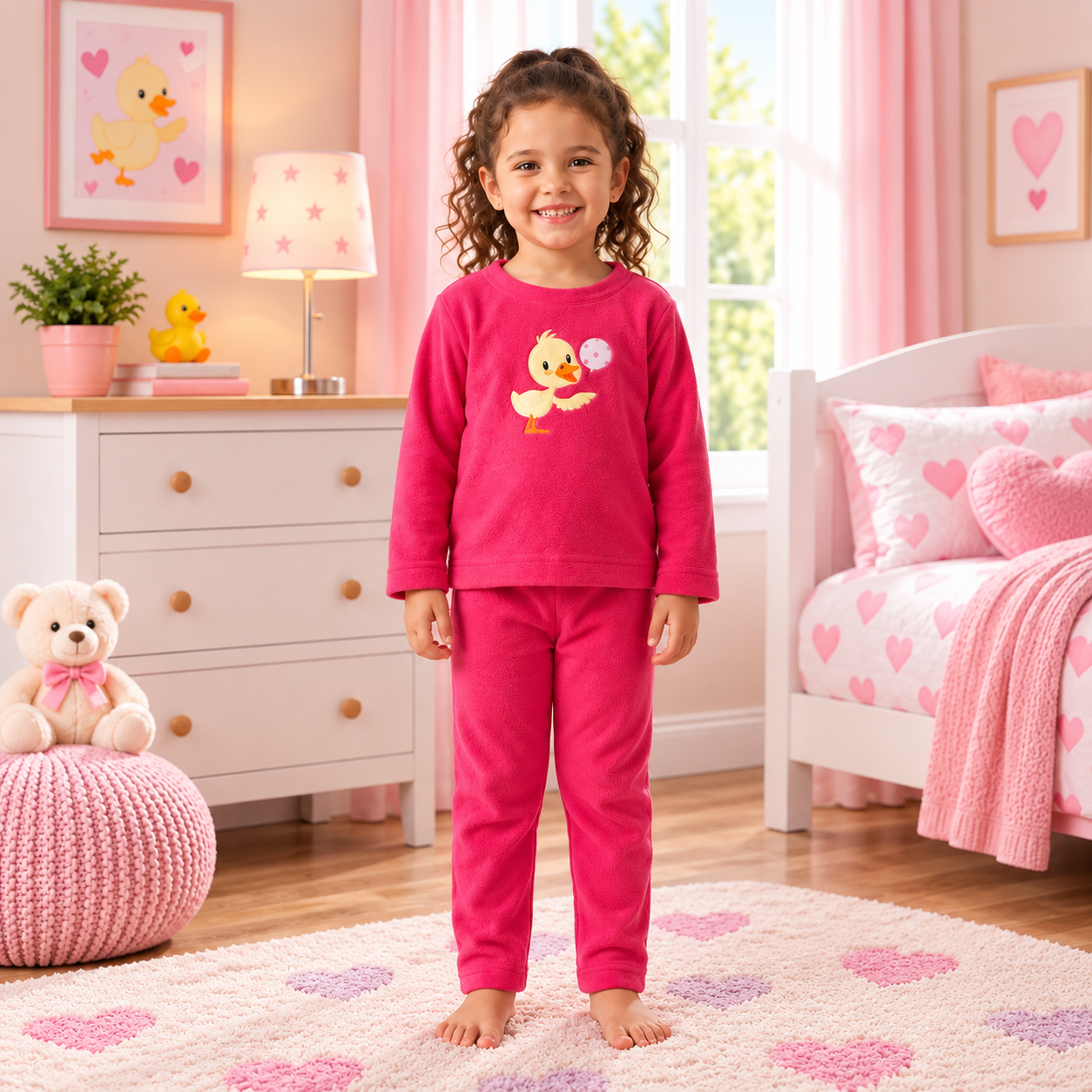 Chick Fleece Night Suit