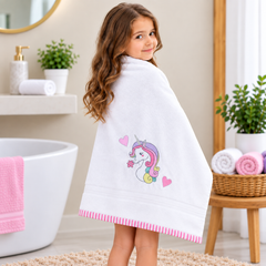 Rainbow Unicorn Bath Towel
