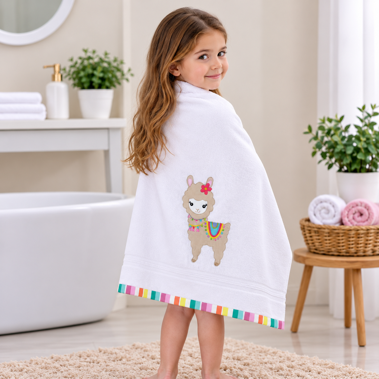 Llama Bath Towel