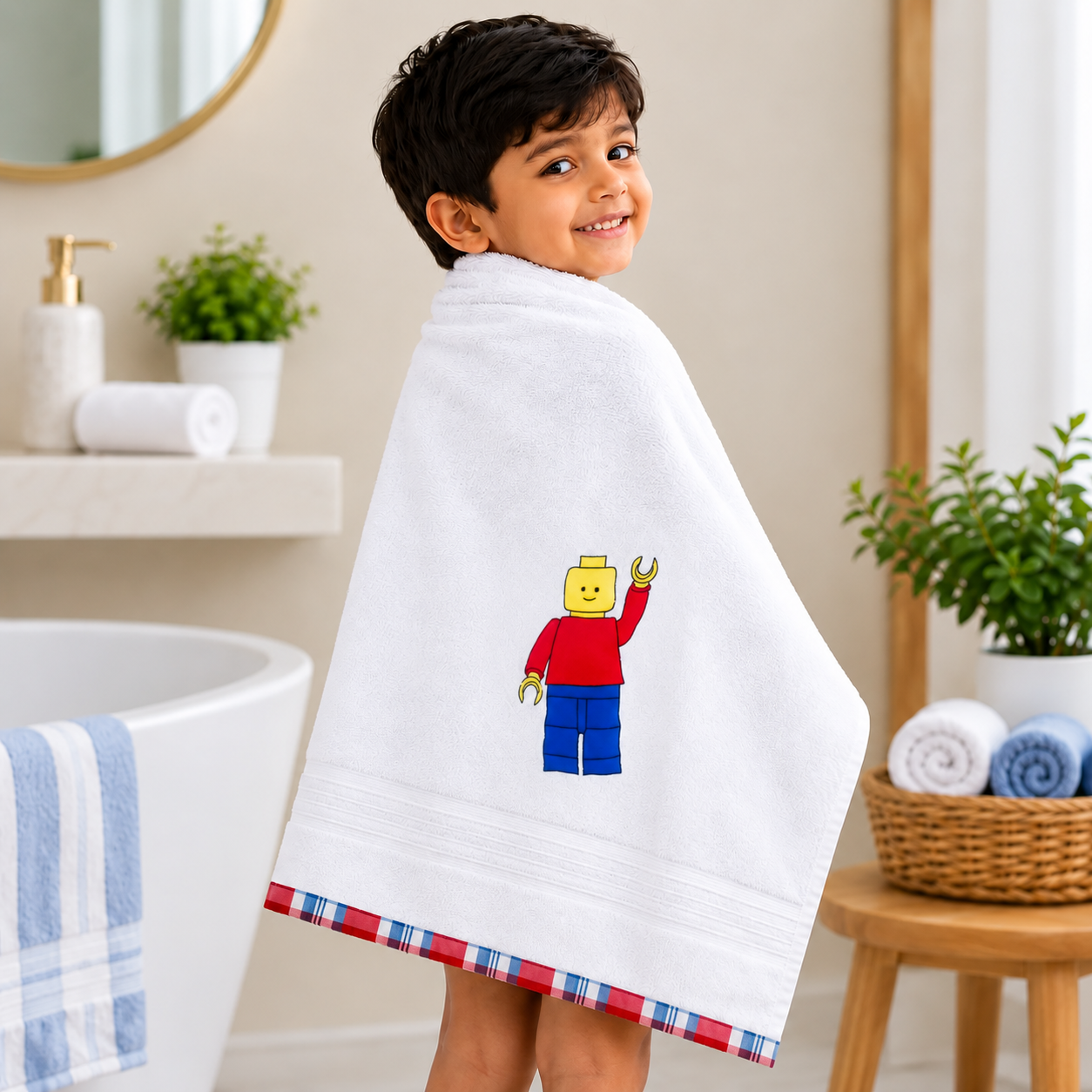 Lego Bath Towel