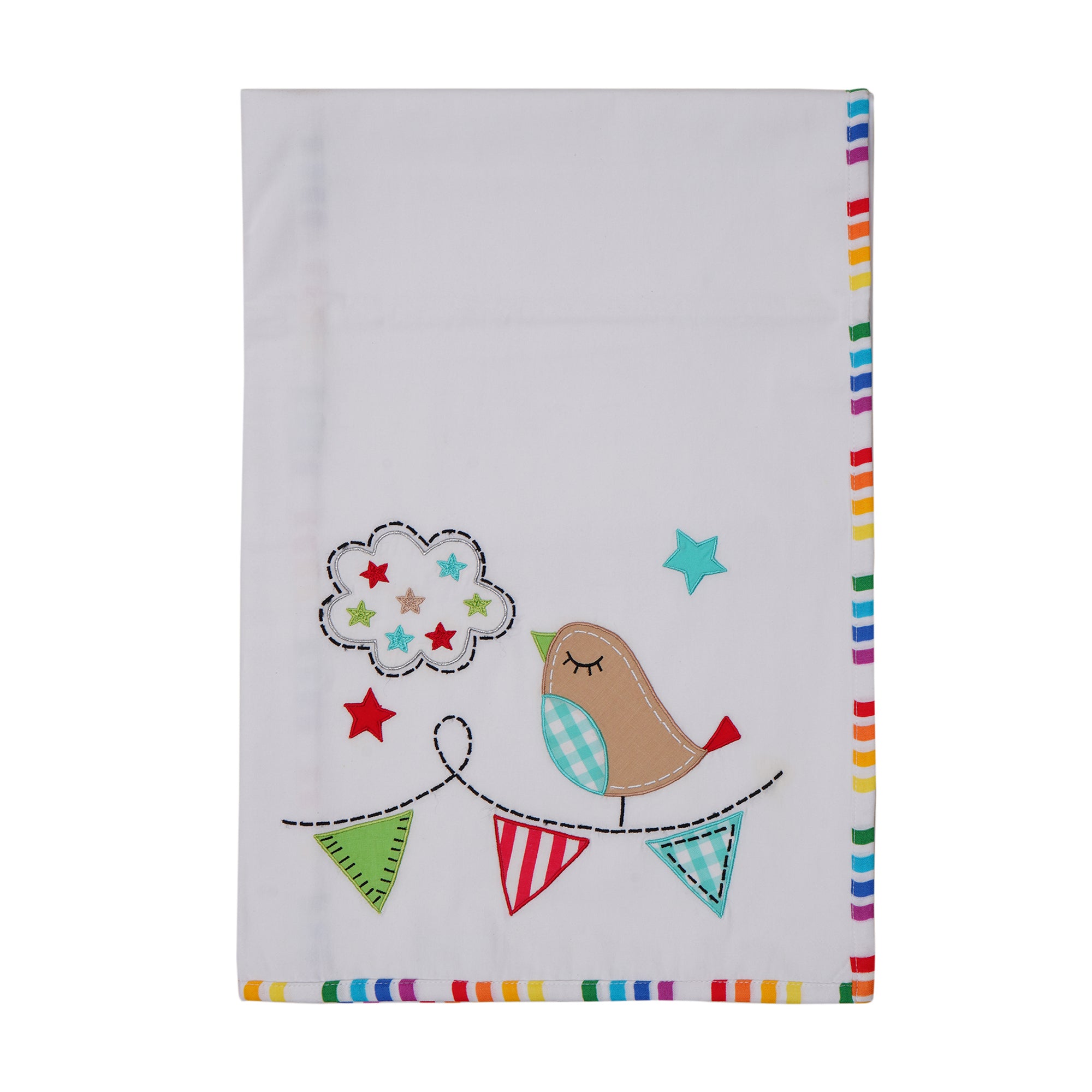 Cloud Bird Cotton Wrap Sheet