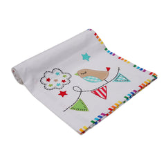 Cloud Bird Cotton Wrap Sheet