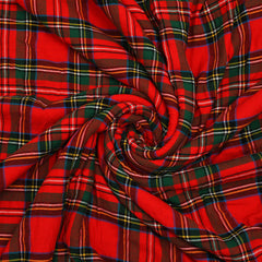 Red Check Sherpa Blanket