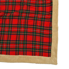 Red Check Sherpa Blanket