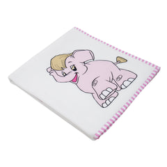 Elephant Pink Fleece Blanket