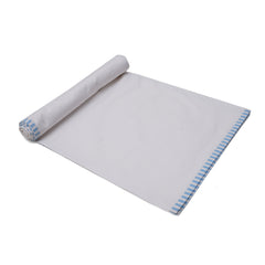 Elephant Blue Cotton Wrap Sheet