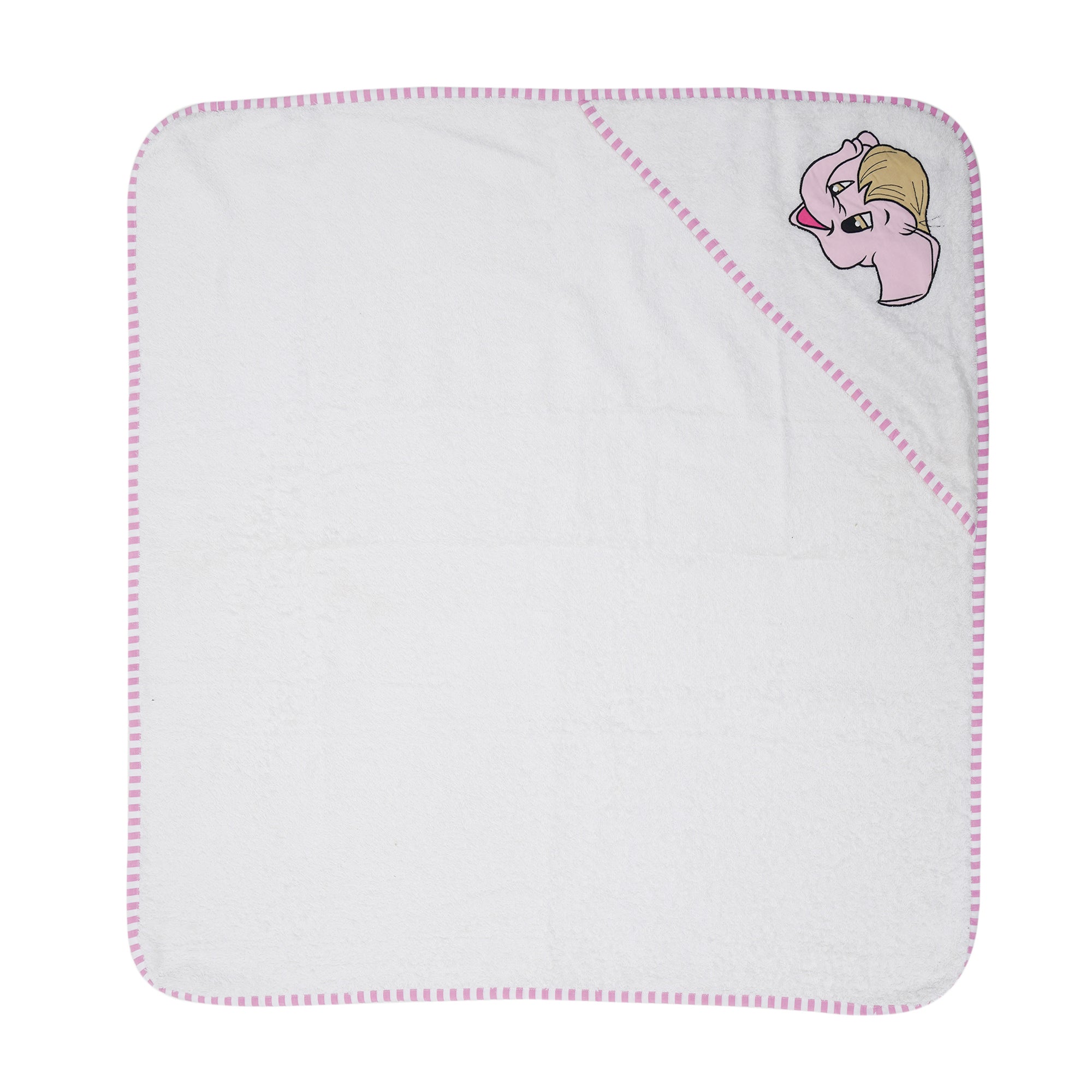 Pink Elephant Infant Hooded Towel